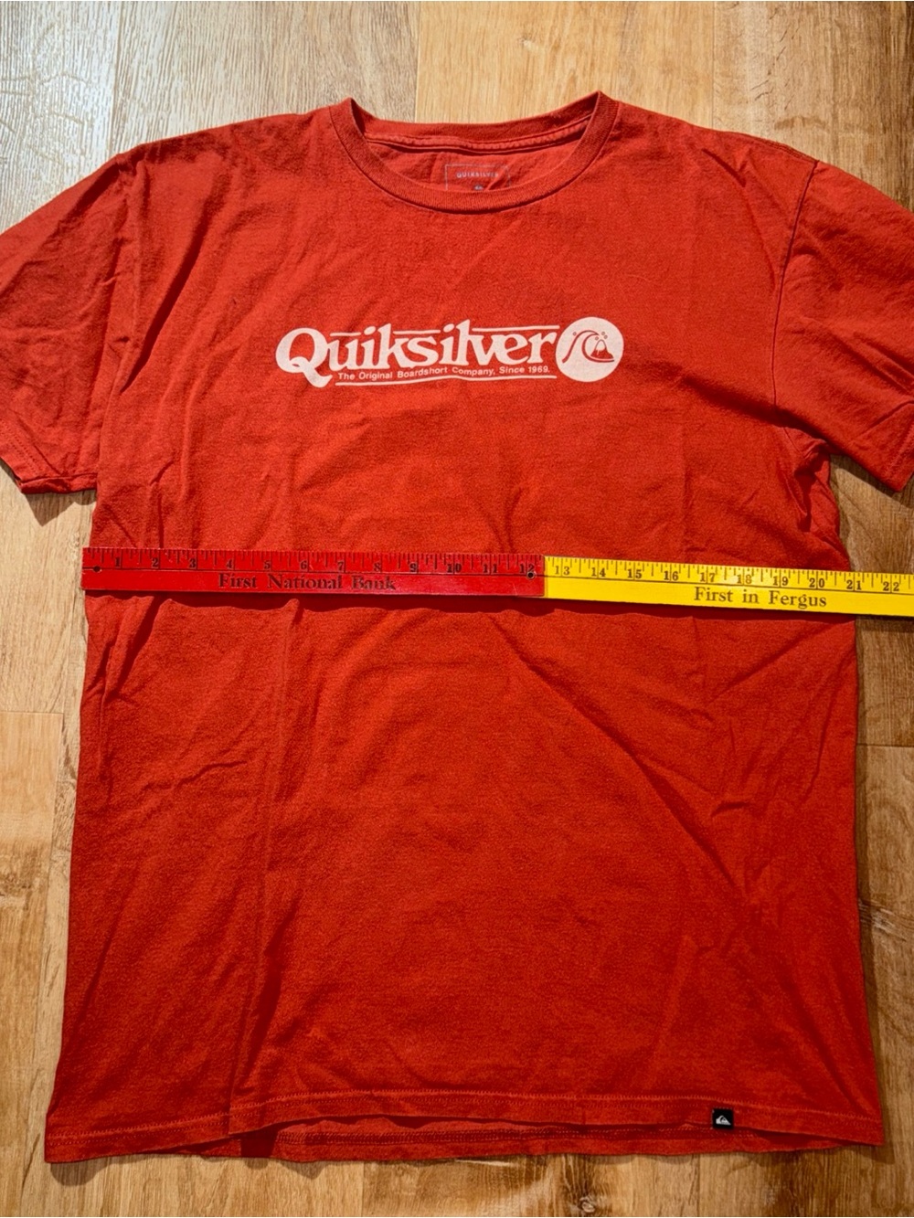 Quiksilver Men’s Red Logo T-Shirt